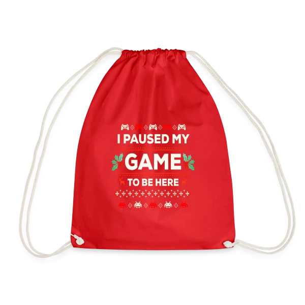 Joyeux Noël au Gamer : T-shirt Cadeau Idéal PC Zocker sur Sac de sport léger
