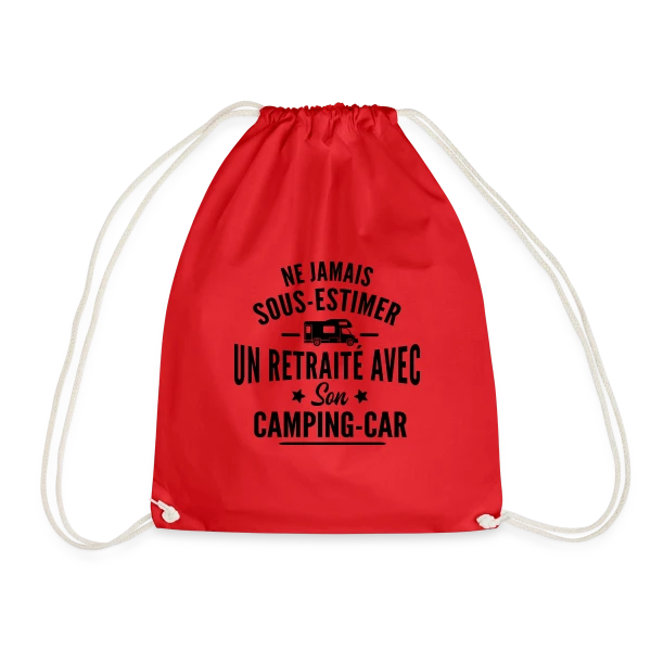 Ne Jamais Sous-Estimer un Retraité en Camping-Car sur Sac de sport léger