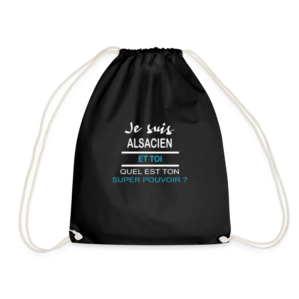 Mon Super Pouvoir Alsacien sur Sac de sport léger
