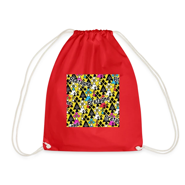Motif Pop Art Bretagne sur Sac de sport léger