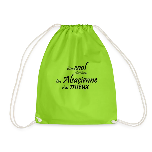 Fière d'être Alsacienne sur Sac de sport léger