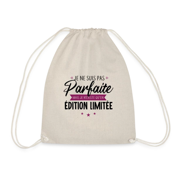 Femme "Je Suis Une Édition Limitée" sur Sac de sport léger