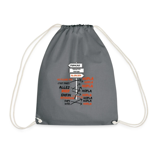 Traduction Alsacien Hopla sur Sac de sport léger