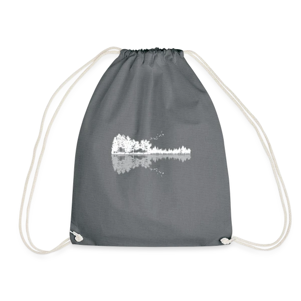 Guitare Nature Silhouette : Mélodie Forestière et Animale sur Sac de sport léger