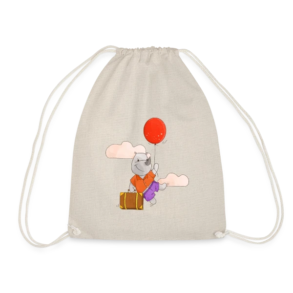 Rhinocéros Volant Ballon sur Sac de sport léger
