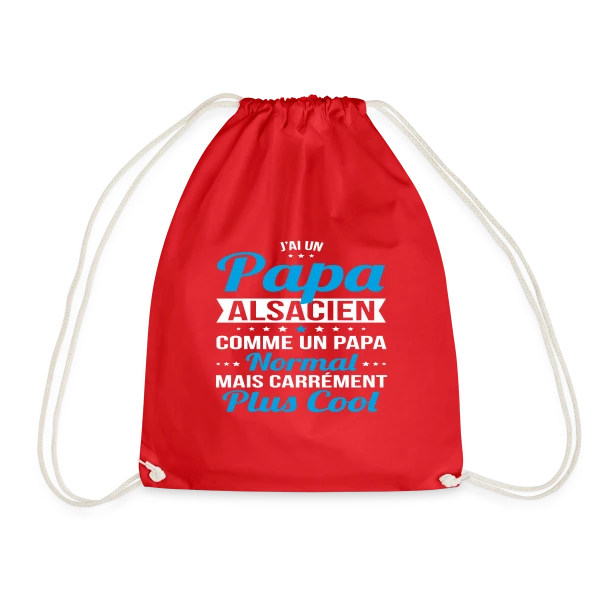 Papa Alsacien Plus Cool sur Sac de sport léger