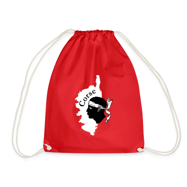Tête de Maure Corse Texte sur Sac de sport léger