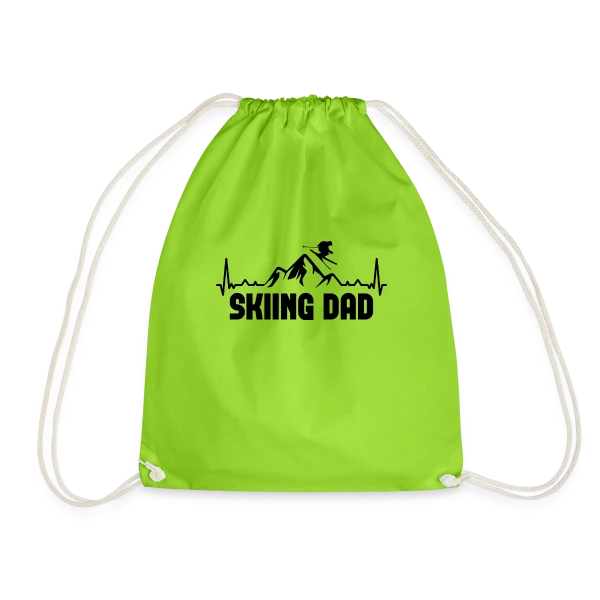 Skifahren DAD: Papa Skieur Rétro sur Sac de sport léger