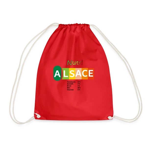 Nutri-Score Alsace Gourmand sur Sac de sport léger
