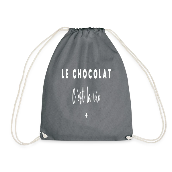 Le Chocolat, C'est la Vie : Douceur et Humour sur Sac de sport léger