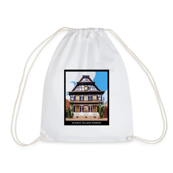 Maison Alsacienne Typique sur Sac de sport léger
