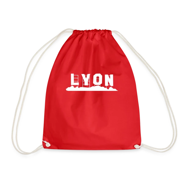 Lyon Minimaliste Blanc sur Sac de sport léger