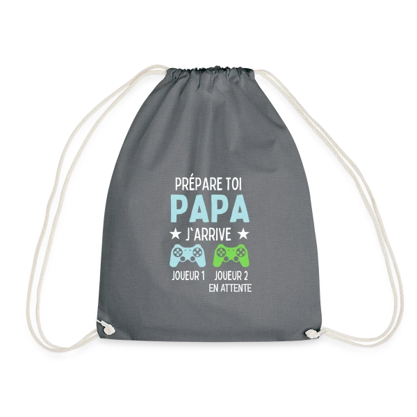 Futur Papa Gamer - Annonce Grossesse Humour sur Sac de sport léger