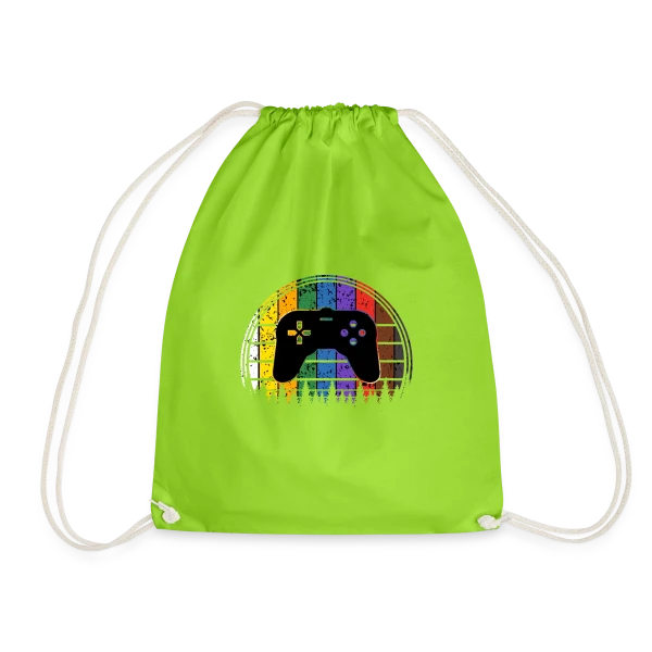 Passion Console : T-shirt Rétrogaming Drôle et Original sur Sac de sport léger