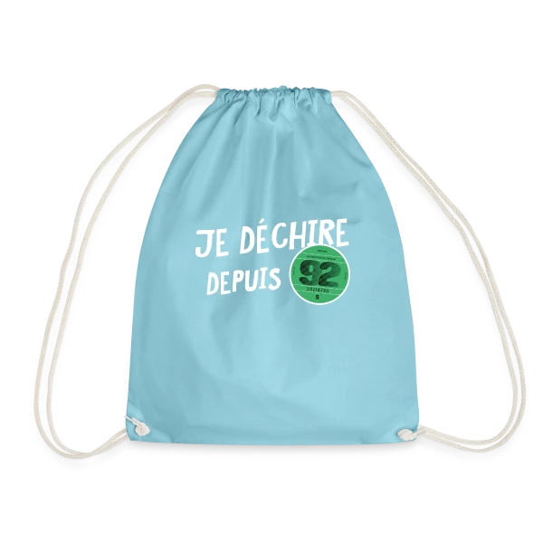 Anniversaire 1992 'Je Dékire' - Vignette Automobile Rétro sur Sac de sport léger