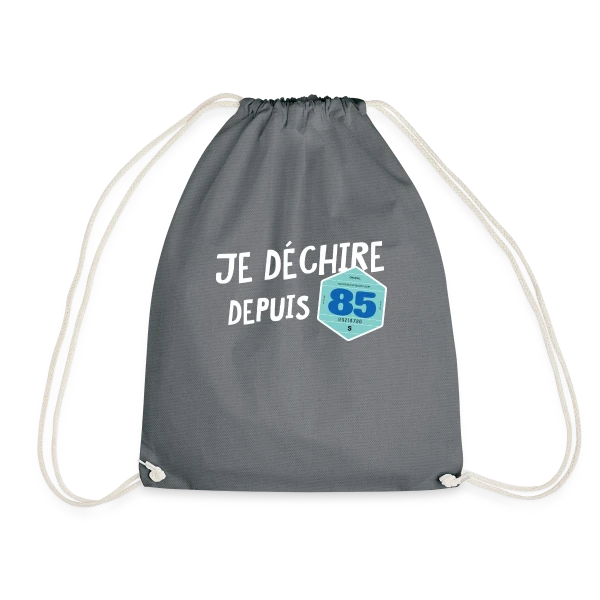Je déchire depuis 85 - Style Vignette Auto Rétro Vintage sur Sac de sport léger