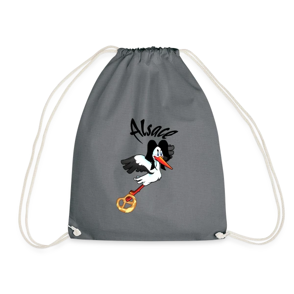 Logo Cigogne Alsace sur Sac de sport léger