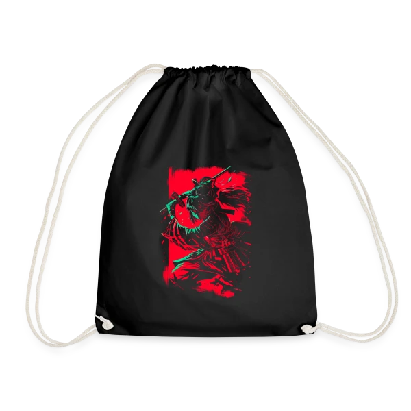 Fille Samurai Anime au Katana sur Sac de sport léger