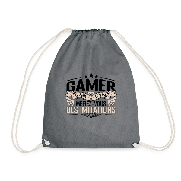 'Le Vrai Gamer' : Méfiez-vous des Imitations sur Sac de sport léger