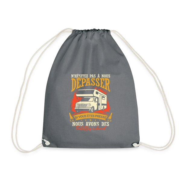 Drôle de Campeur en Camping-Car: Mes Vacances Parfaites! sur Sac de sport léger