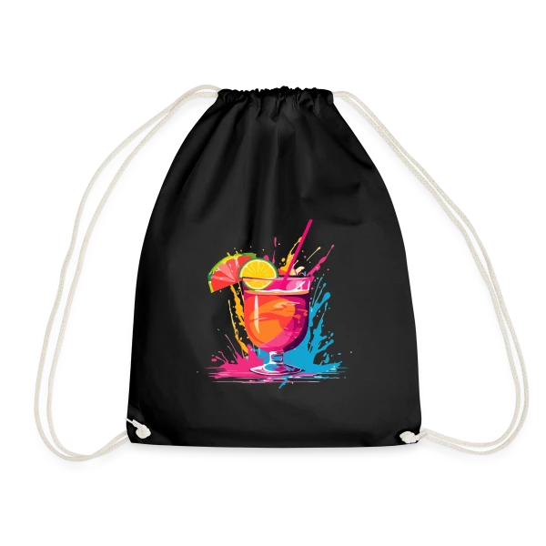 Cocktail Explosif Couleurs sur Sac de sport léger