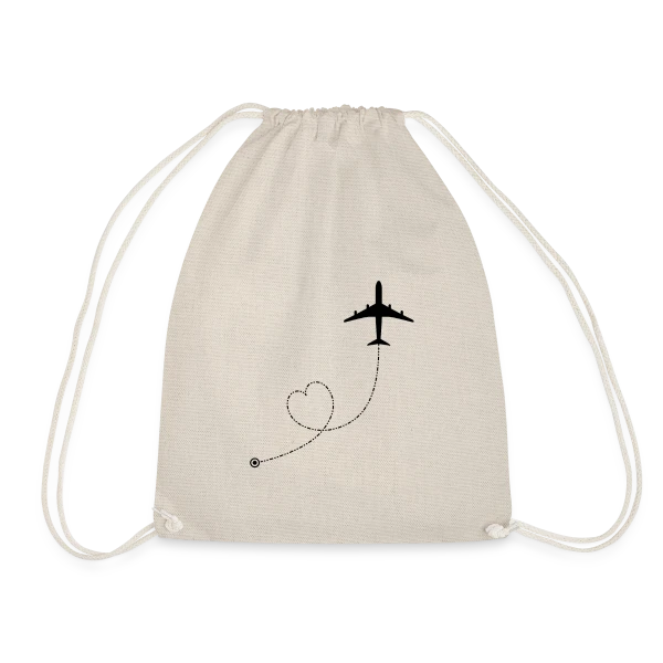Avion Route Cœur sur Sac de sport léger