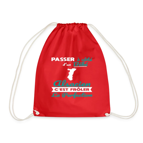 Bébé Alsacien Frôle la Perfection sur Sac de sport léger