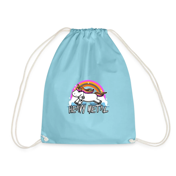 Licorne Heavy Metal Rockeuse sur Sac de sport léger
