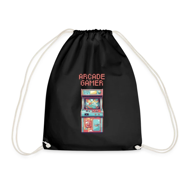 Arcade Gamer Rétro : Le Culte des Salles Obscures sur Sac de sport léger