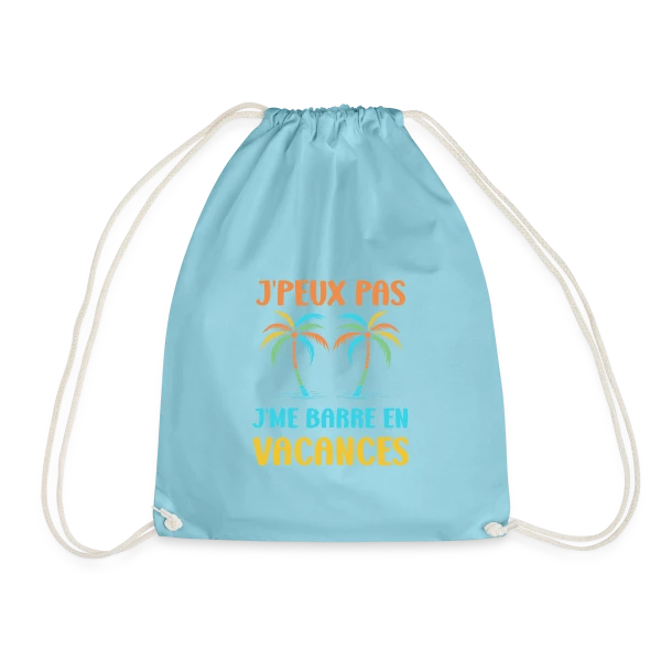 J'peux Pas, Vacances ! sur Sac de sport léger