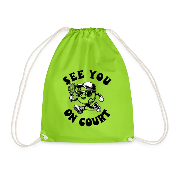 Rendez-vous sur le Court : Design Tennis sur Sac de sport léger