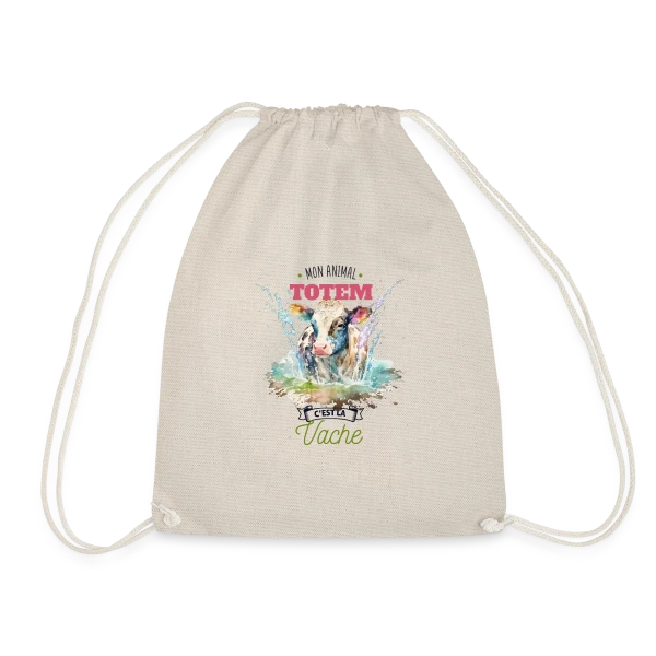 Ma Vache, Mon Animal Totem Humour sur Sac de sport léger