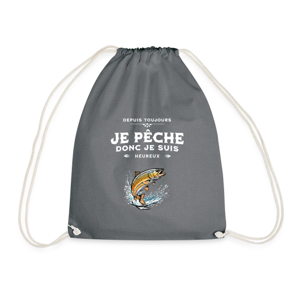 Pêche & Bonheur : Le T-shirt Coloré sur Sac de sport léger