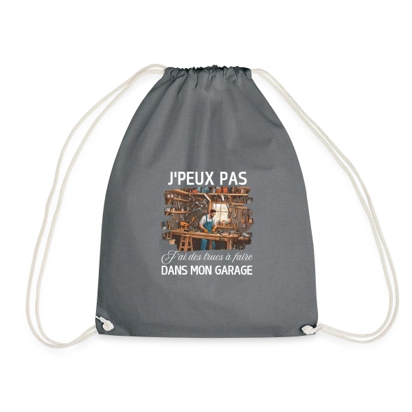 Humour Bricoleur - J'peux Pas J'ai Garage sur Sac de sport léger