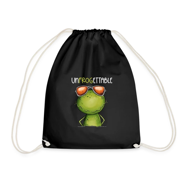 Grenouille Cool et Inoubliable sur Sac de sport léger