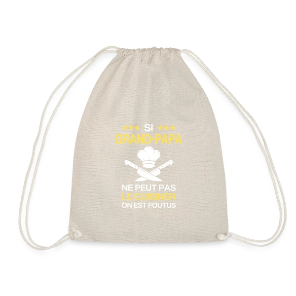 Humour Grand-Papa Cuisinier - On est foutus ! sur Sac de sport léger