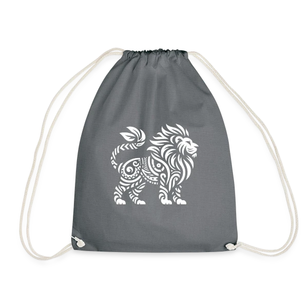 Lion Tribal : Force et Élégance Sauvage sur Sac de sport léger