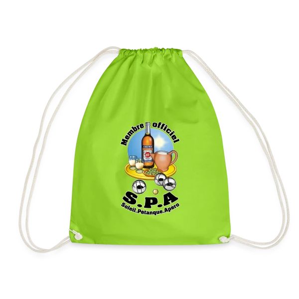 Club S.P.A : Soleil, Pétanque, Apéro ! sur Sac de sport léger