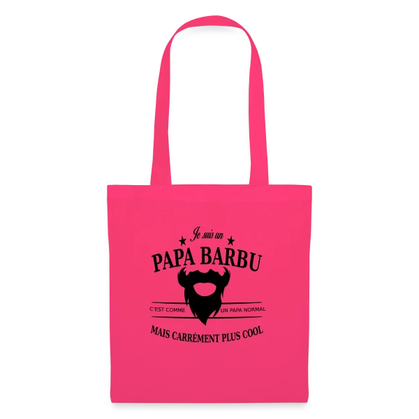 Papa Stylé Barbu sur Sac en tissu