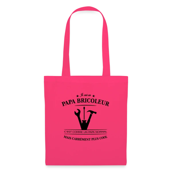Papa Bricoleur: Le Roi du Bricolage sur Sac en tissu
