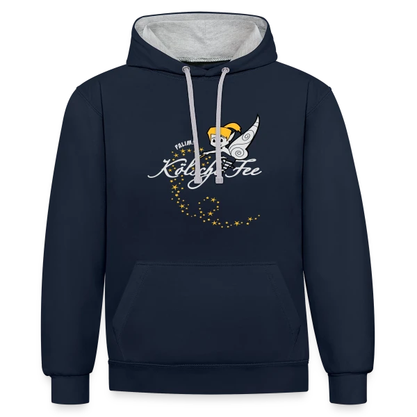Fée de Cologne - Esprit Rhénan Enchanté sur Sweat à capuche contrasté