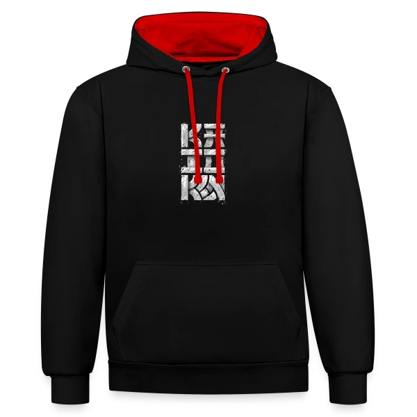Kaioken : Explosion de Puissance Saiyan sur Sweat à capuche contrasté
