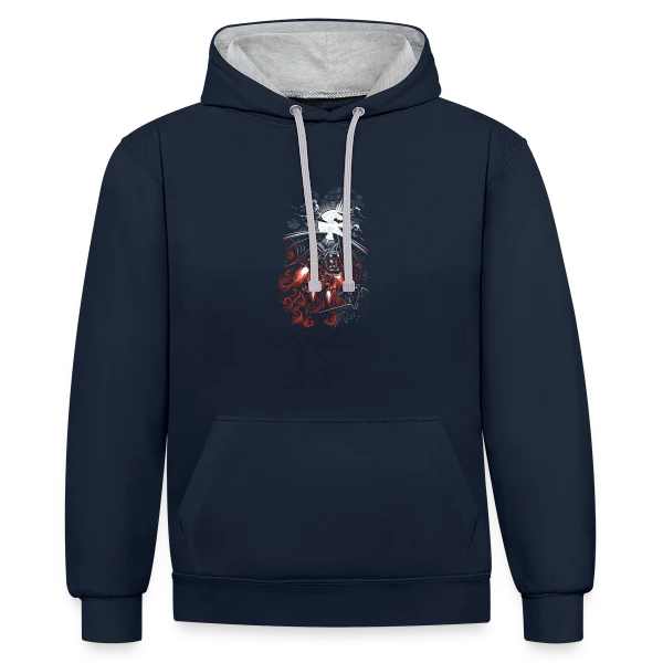 RoBat: Le Vampire Mécanique sur Sweat à capuche contrasté