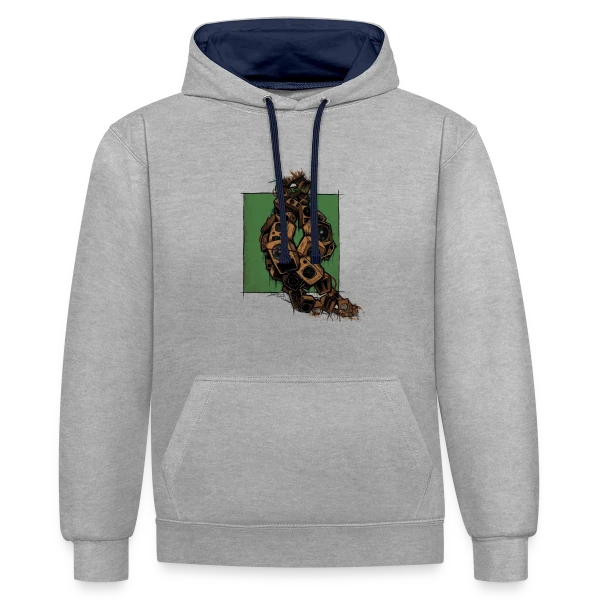 L'Alliance du Dub sur Sweat à capuche contrasté