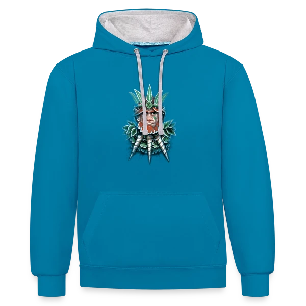 Farfadet Rebelle sur Sweat à capuche contrasté