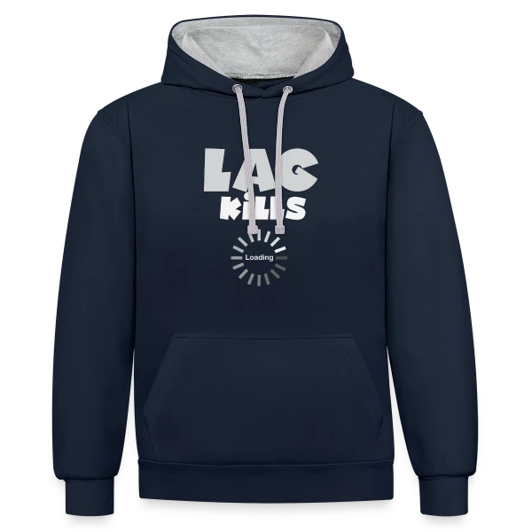 Maître du Jeu Vidéo sur Sweat à capuche contrasté