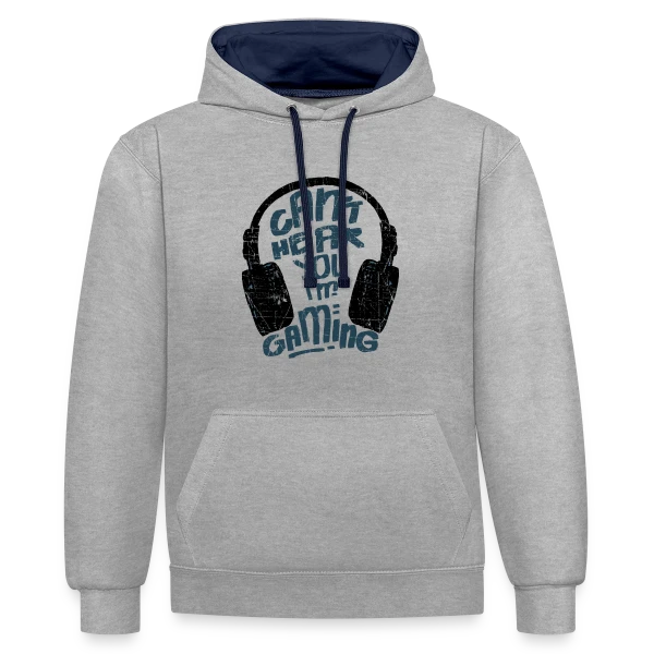 L'Équipement du Gamer: Le Headset sur Sweat à capuche contrasté