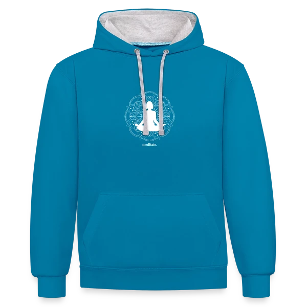 Yoga: Harmonie Corps & Esprit sur Sweat à capuche contrasté