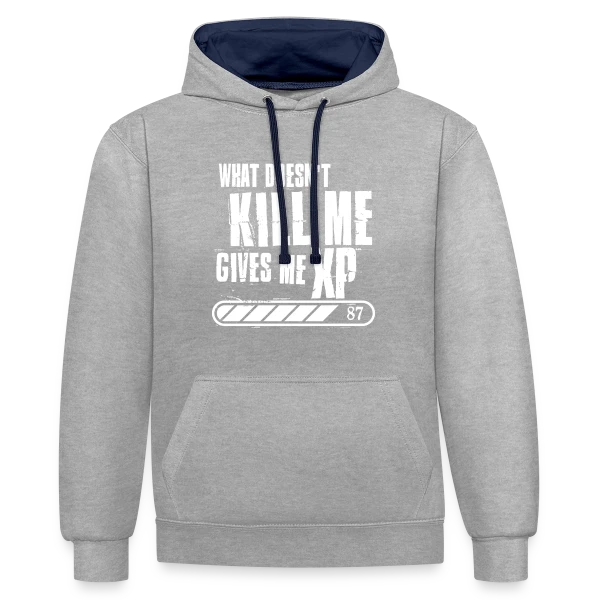 Gaming Addict sur Sweat à capuche contrasté