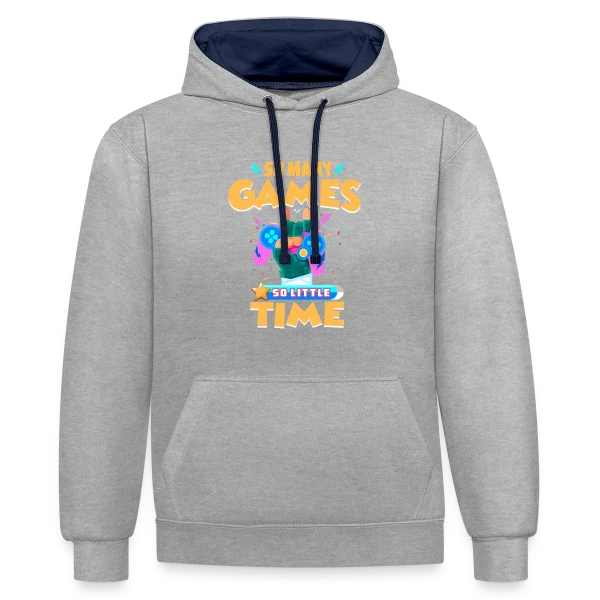 Style Gaming Rétro sur Sweat à capuche contrasté